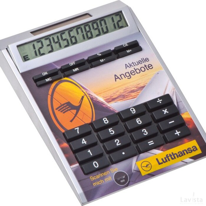 Calculator Own Design met inlegplaatje zonder gaatjes, klein Marienburg wit