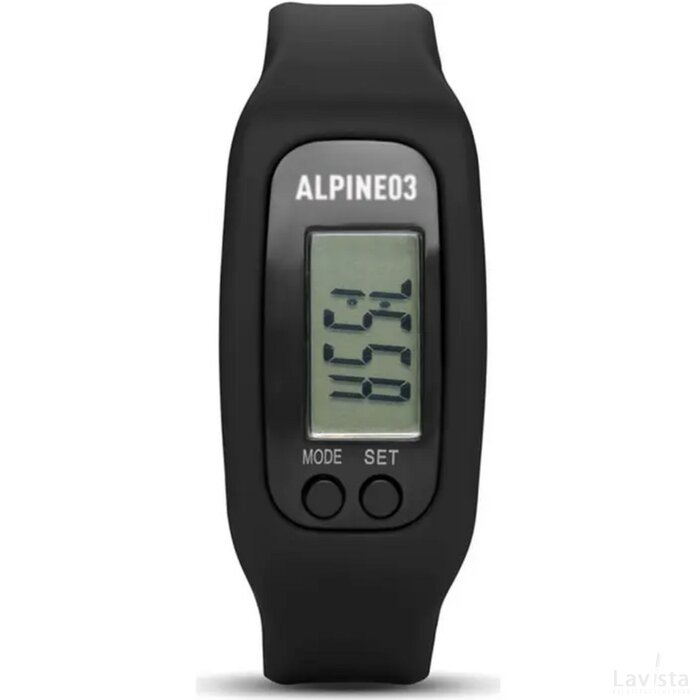 Pedometer armband Bratara zwart