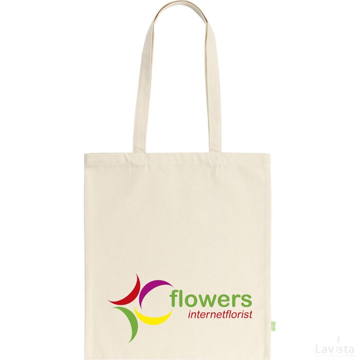 Organic Canvas Shopper 320 G/M² Tas Ecru