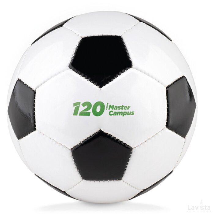 Kleine voetbal 15cm Mini soccer wit/zwart