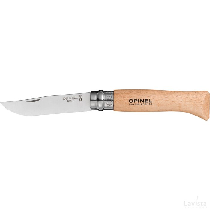 Opinel Inox No 08 Zakmes Hout