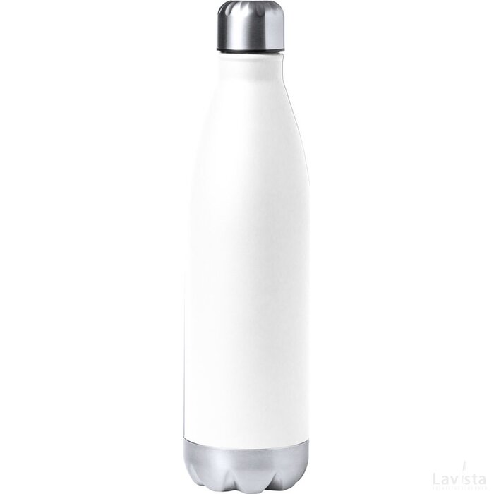 Willy Koperen Geïsoleerde Thermos Fles Wit