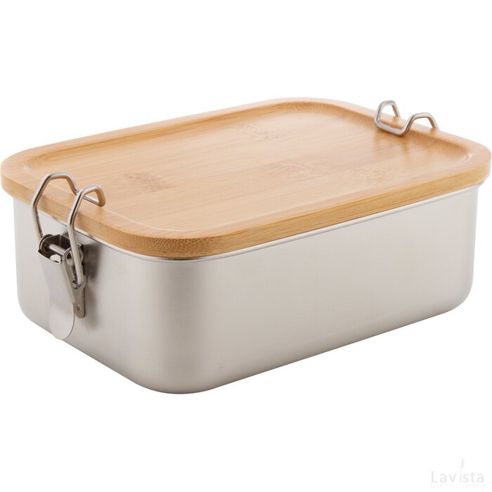 Bambento Lunchbox Zilver