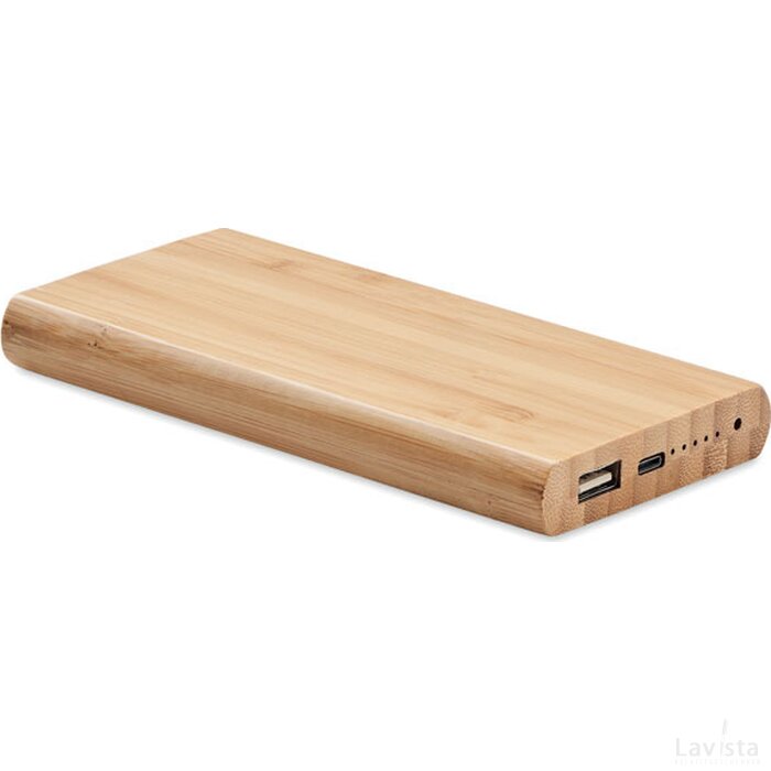 Bamboe powerbank 6000 mah Arena c hout