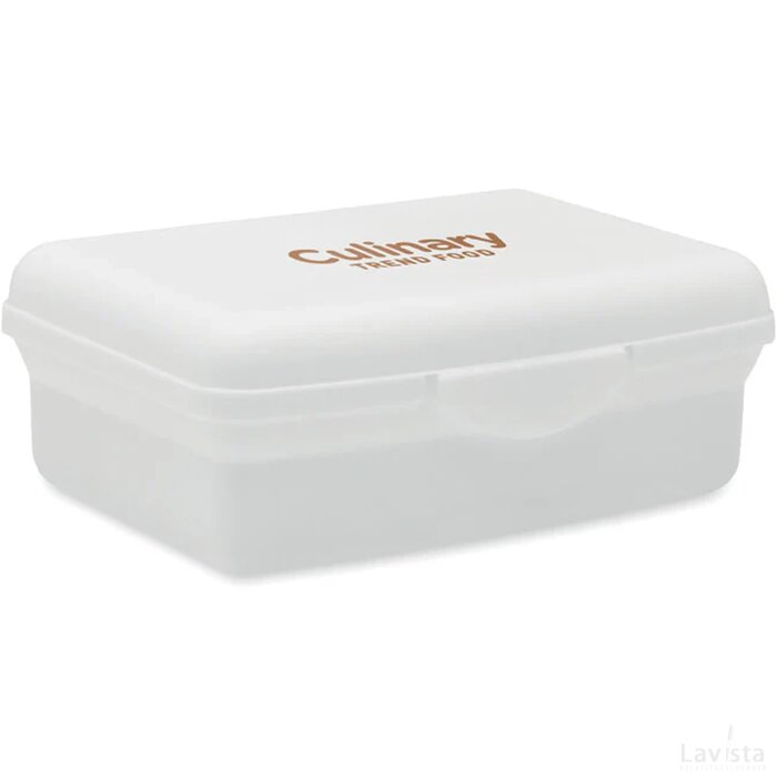 Eco lunchbox met uitneembaar deel (800ml) Wit