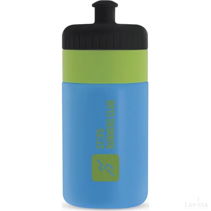 Sportfles met rand 500ml combinatie