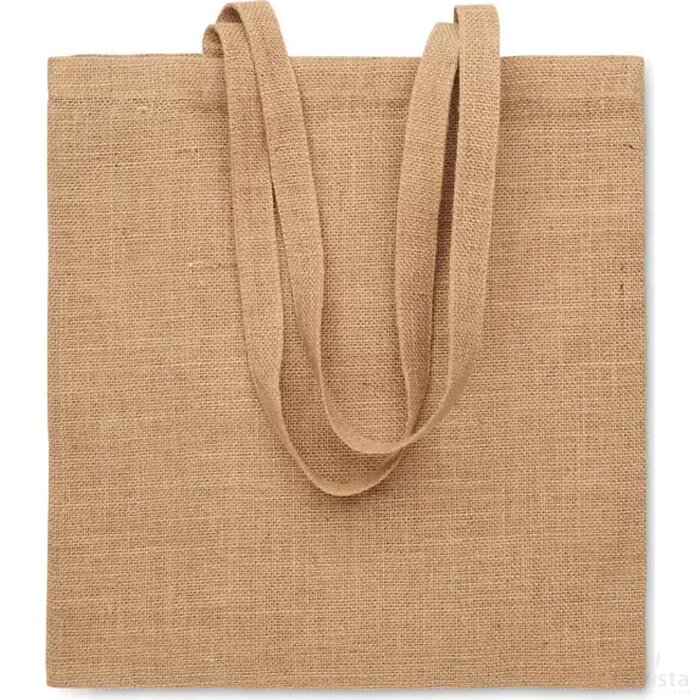 Jute boodschappentas Zolang beige