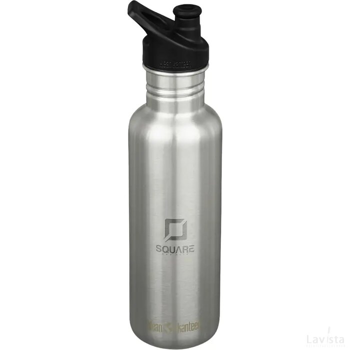 Klean Kanteen Classic Recycled Water Bottle 800 Ml Zilver