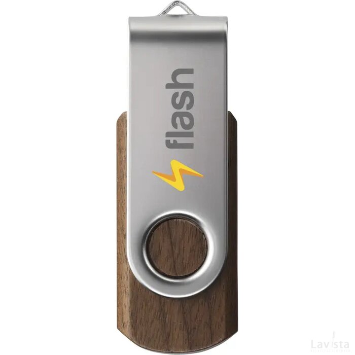 Usb Twist Woody 32 Gb Walnoten Hout