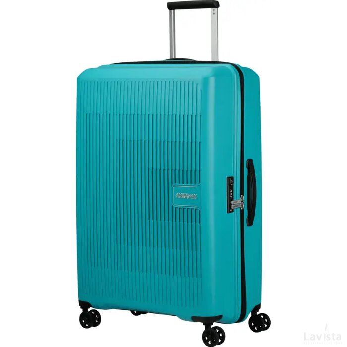 American Tourister AeroStep Spinner 77 EXP. Turquoise Tonic