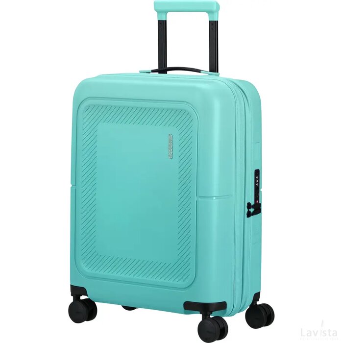 American Tourister DashPop Spinner 55 EXP. Aqua Sky